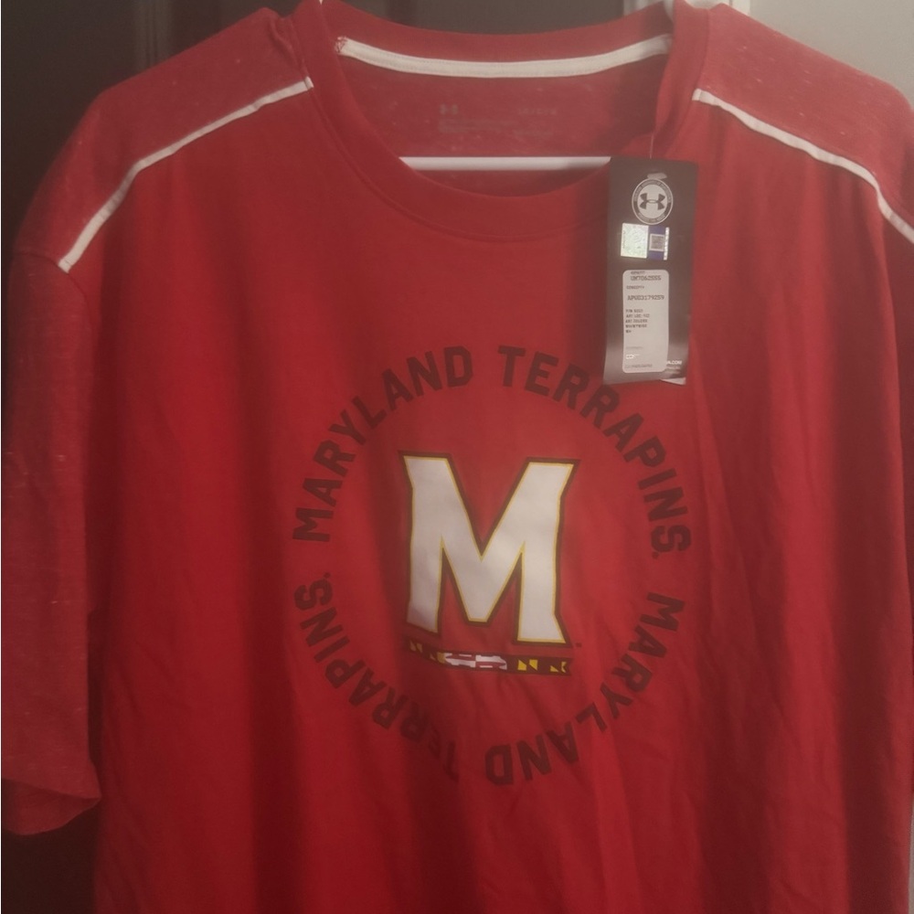 Under Armour Red Maryland Terrapins Tee